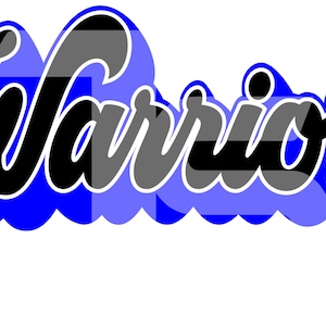 Warriors 8 SVG Graphic