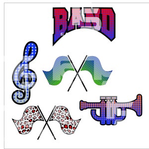Band Clipart Bundle 1 SVG Graphics