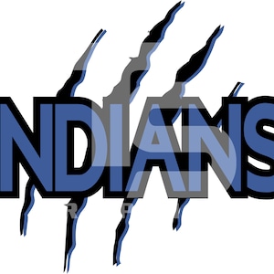 Indians 20 SVG PNG Sublimation Graphic Pick your Team Colors