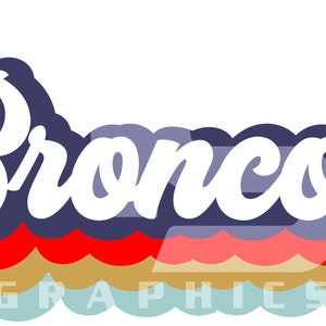 Broncos 15 SVG Graphic