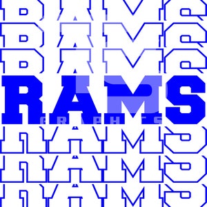 Rams 5 SVG Bundle