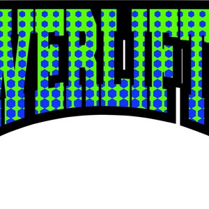 Powerlifting 25 Halftone SVG PNG Sublimation Graphic Pick your Team Colors