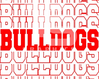 Bulldogs 5 SVG Graphics