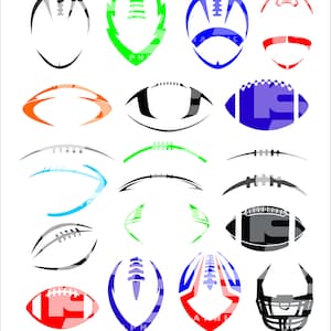 Football Mega Bundle 1 SVG Graphic