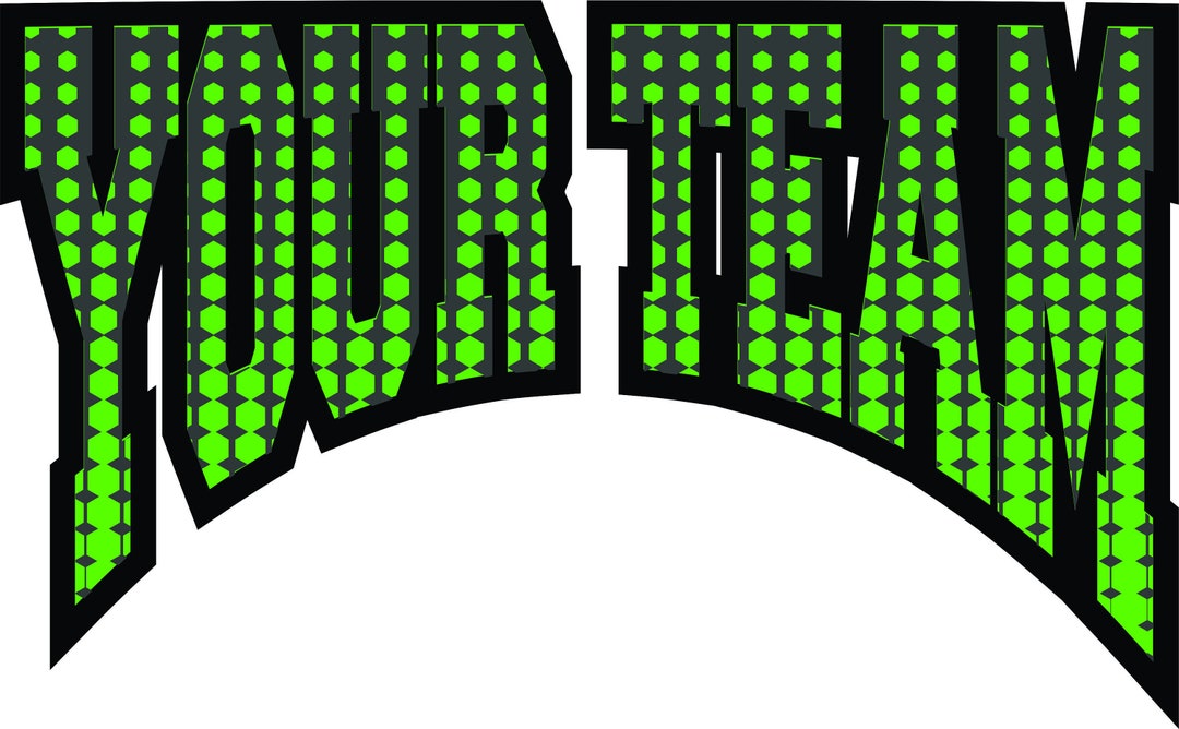 Team Name Graphics Custom Team Name Halftone SVG Graphic - Etsy