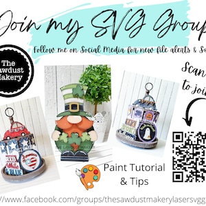 Gertie Halloween Ghost SVG, Laser Cut File, Shelf Sitter (Digital Download) image 6