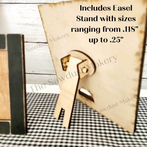 Farmhouse Framed Sign Holder SVG | Interchangeable Frame SVG | Laser ...