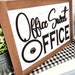 Interchangeable Office Sweet Office Sign Frame Bundle SVG | Laser Cut ...