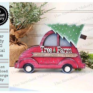 Add-on for Interchangeable Car Svg | Interchangeable Car SVG | Christmas Tree Farm Interchangeable car | Christmas Interchangeable SVG
