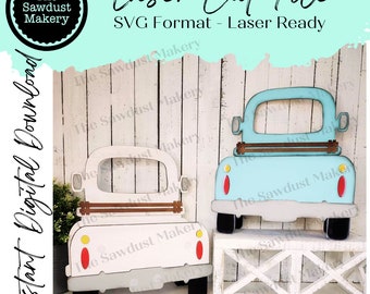 Farmhouse Truck Box SVG  | Interchangeable Farmhouse Truck Starter | 12" Truck SVG | Laser Cut File | Interchangeable Truck SVG