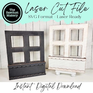 Jardinière base interchangeable SVG | Décoration d'intérieur SVG | Fichier découpé au laser | SVG interchangeable | Svg interchangeable pour gardien d'étagère | Prim