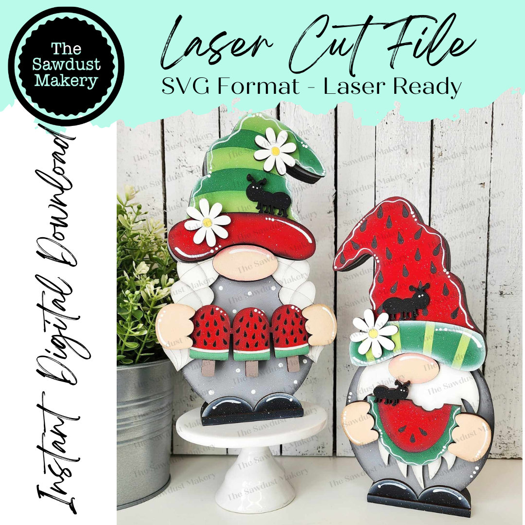 Add-on Interchangeable Gnome SVG File | Summer Add - on | Laser Cut ...