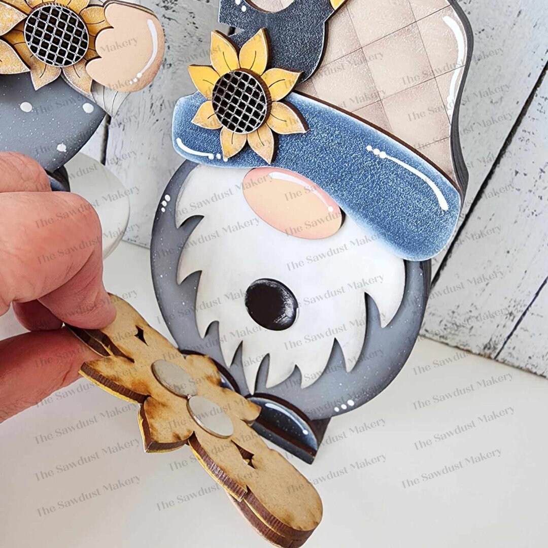 Add-on Interchangeable Gnome SVG File | Summer Add - on | Laser Cut ...