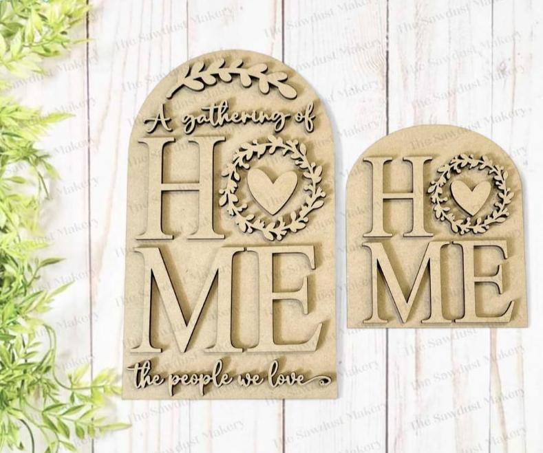 Interchangeable Large & Small Arched Boho Sign Insert | Home Sign | SVG ...