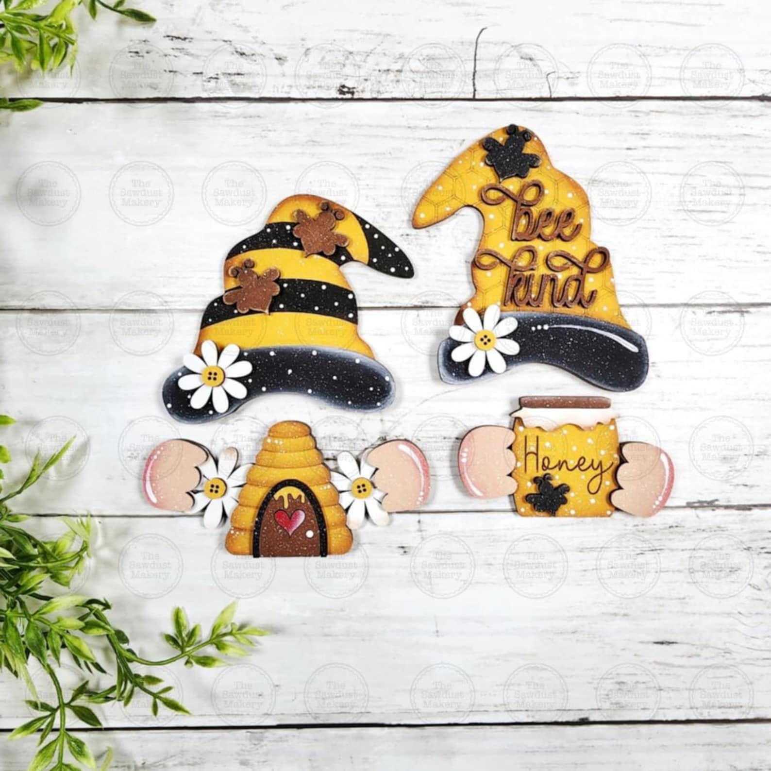 Add-on Interchangeable Gnome SVG File | Honey Bee Gnome Add - on ...