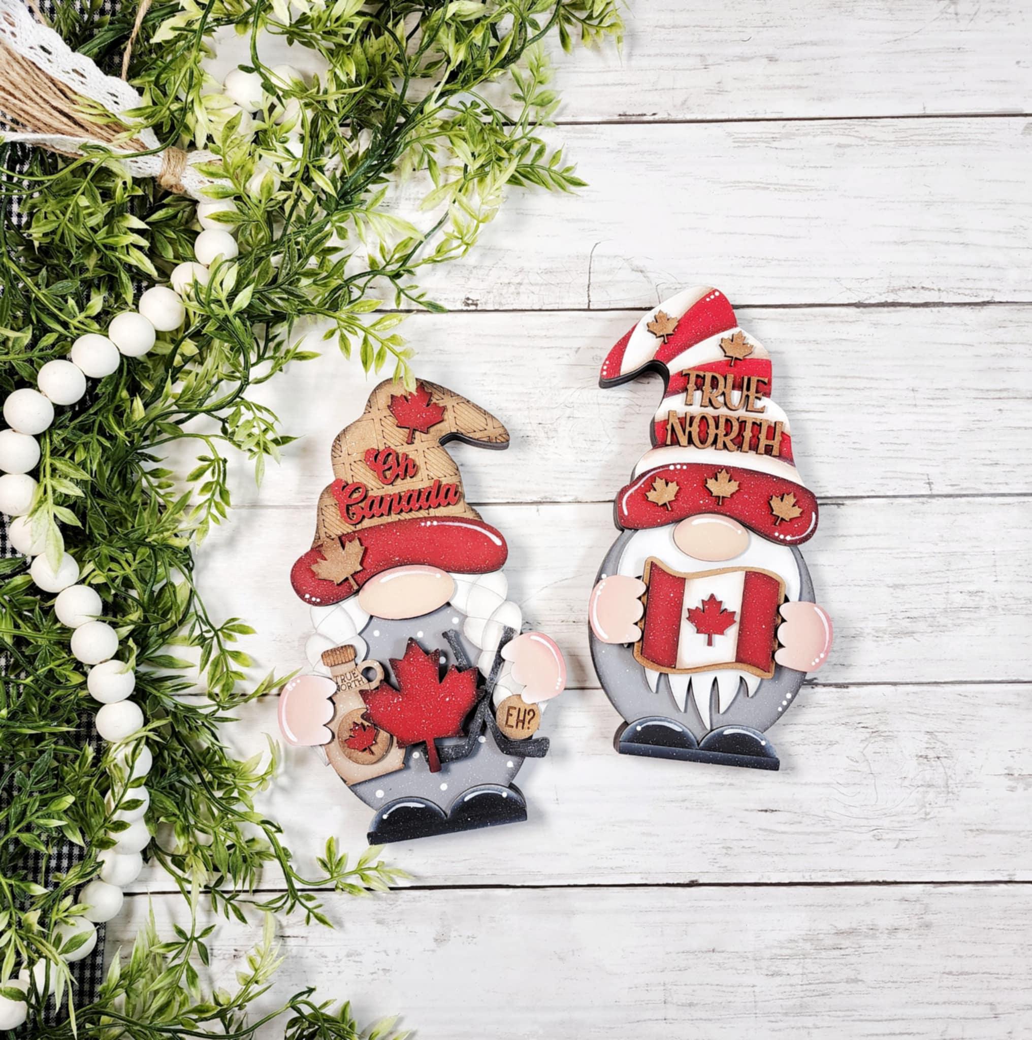 Add-on Interchangeable Gnome SVG File | Canada Gnome Add - on | Laser ...