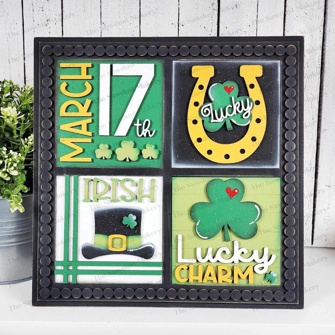 Patrick's Sign Irish St Patrick's Sign Laser Cut File | Laser Cut File ...