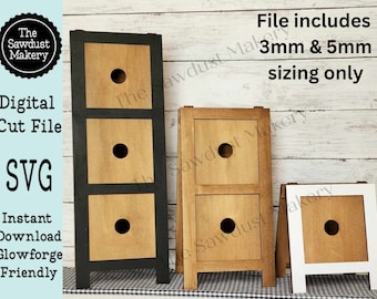 Bundel verwisselbaar sandwichbord staand frame SVG | Lasergesneden bestand | Glowforge | Frame invoegen | Seizoensgebonden verwisselbaar