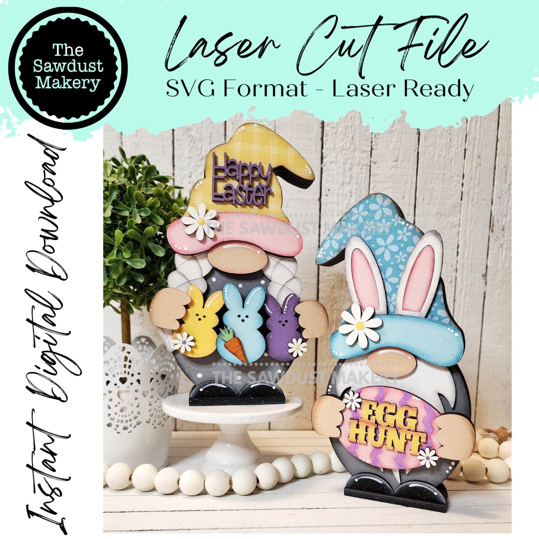 Add-on Interchangeable Gnome SVG File | Easter | Laser Cut File ...