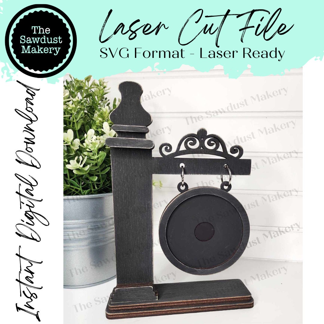 Interchangeable Seasonal Mini Standing Sign Frame SVG | Laser Cut File ...