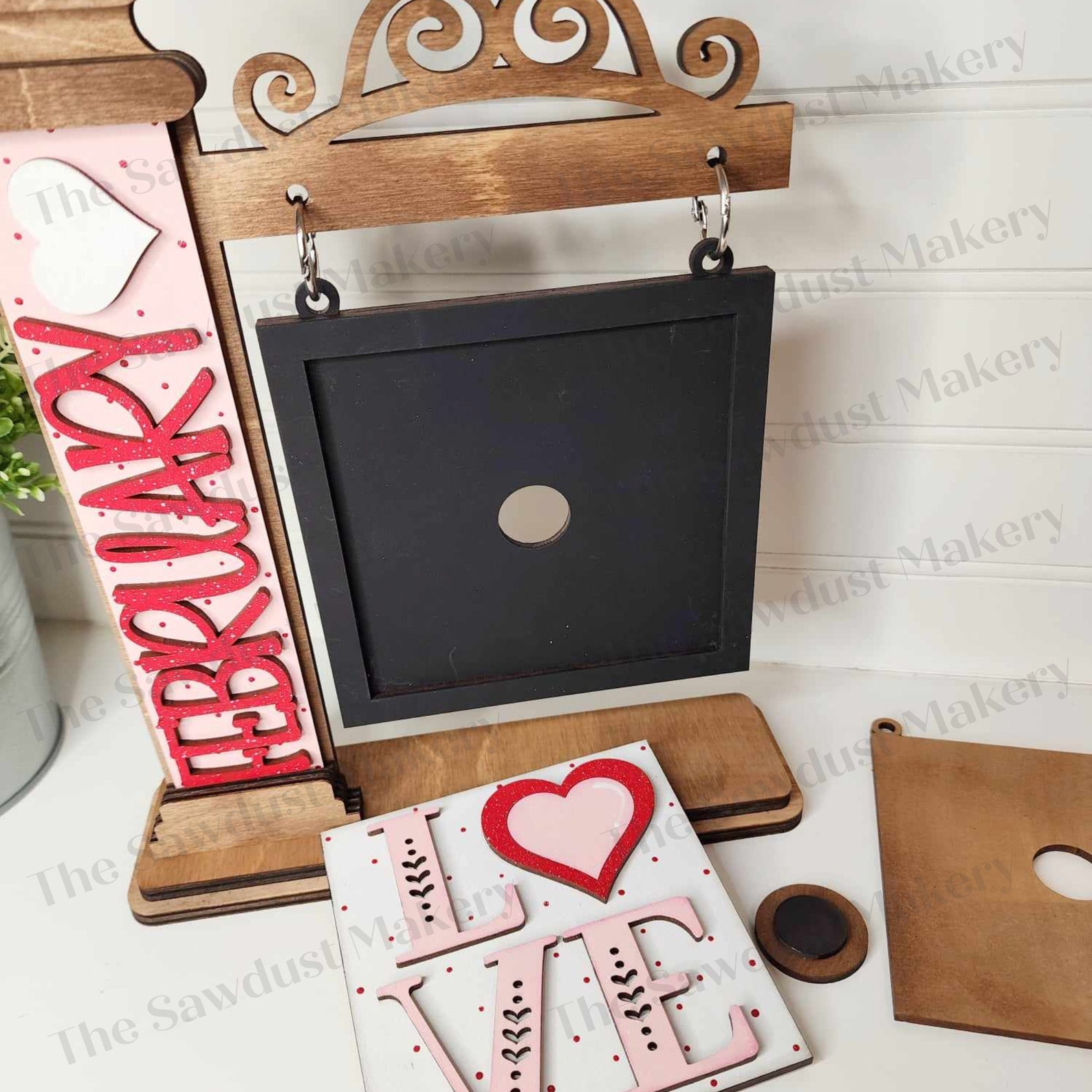 Interchangeable Seasonal Standing Calendar & Sign Frame SVG | Laser Cut ...