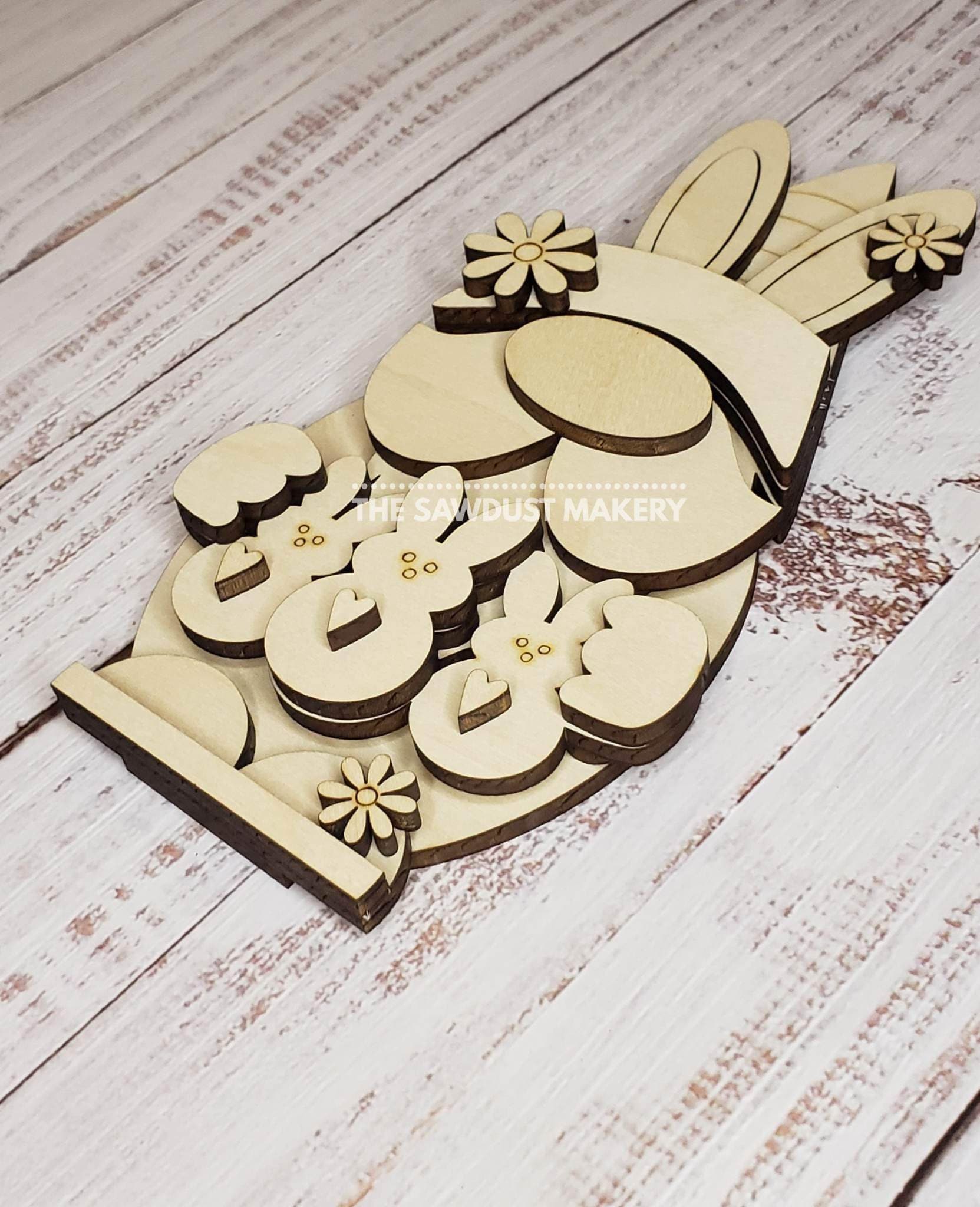 Easter Bunny Gnome SVG File | Lucky | Laser Cut File | Glowforge ...