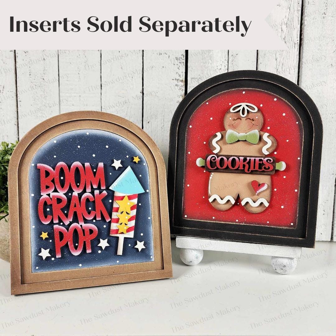 Interchangeable Small Double Framed Arched Boho Sign Frame SVG | Laser ...