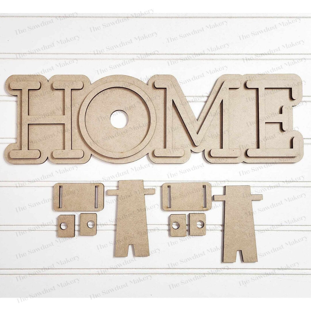 Interchangeable Home Sign Frame SVG | Laser Cut File | Glowforge | 3 ...