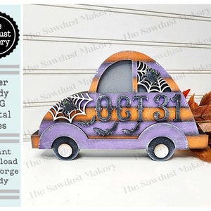 Module complémentaire pour voiture interchangeable Svg | Voiture interchangeable SVG | 31 OCT Halloween Voiture interchangeable | Bouh | SVG interchangeable Halloween