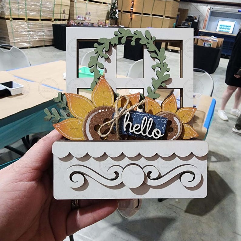 Cottage Cabinet Interchangeable Night Light Drawer SVG | Home Decor SVG ...