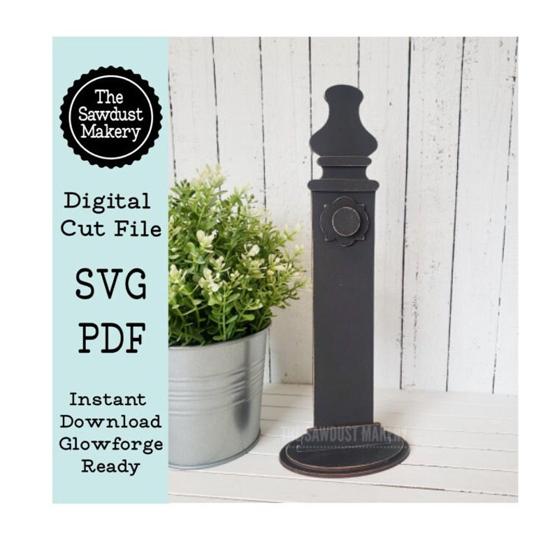 Mini Sign Holder SVG Mini Post SVG Laser Cut File Small Etsy