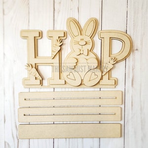 HOP Standing Bunny Shelf Sitter SVG | Laser Cut File | Glowforge ...