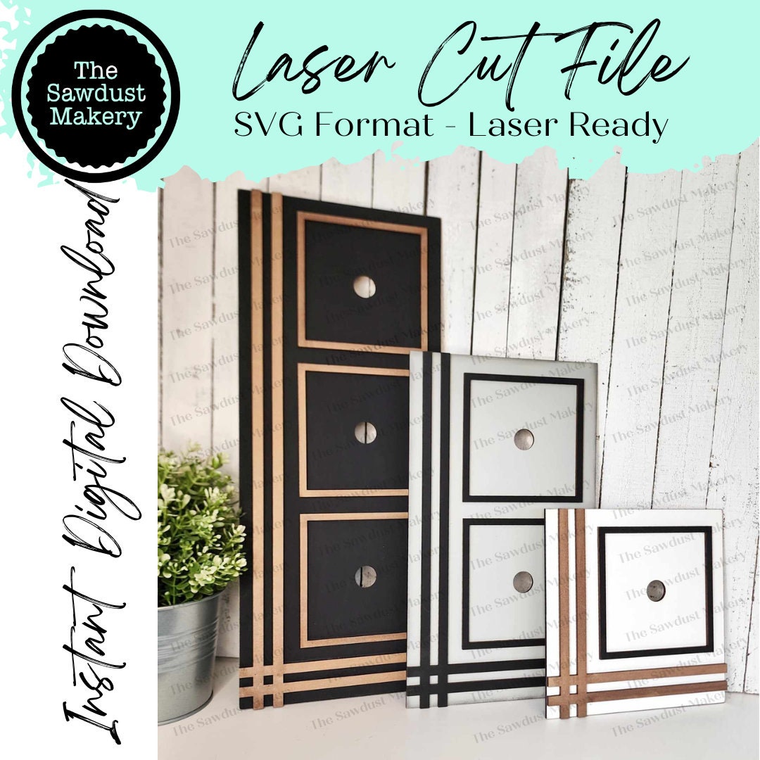 Interchangeable Blanket Trim Farmhouse Sign Frame Bundle SVG | Laser ...