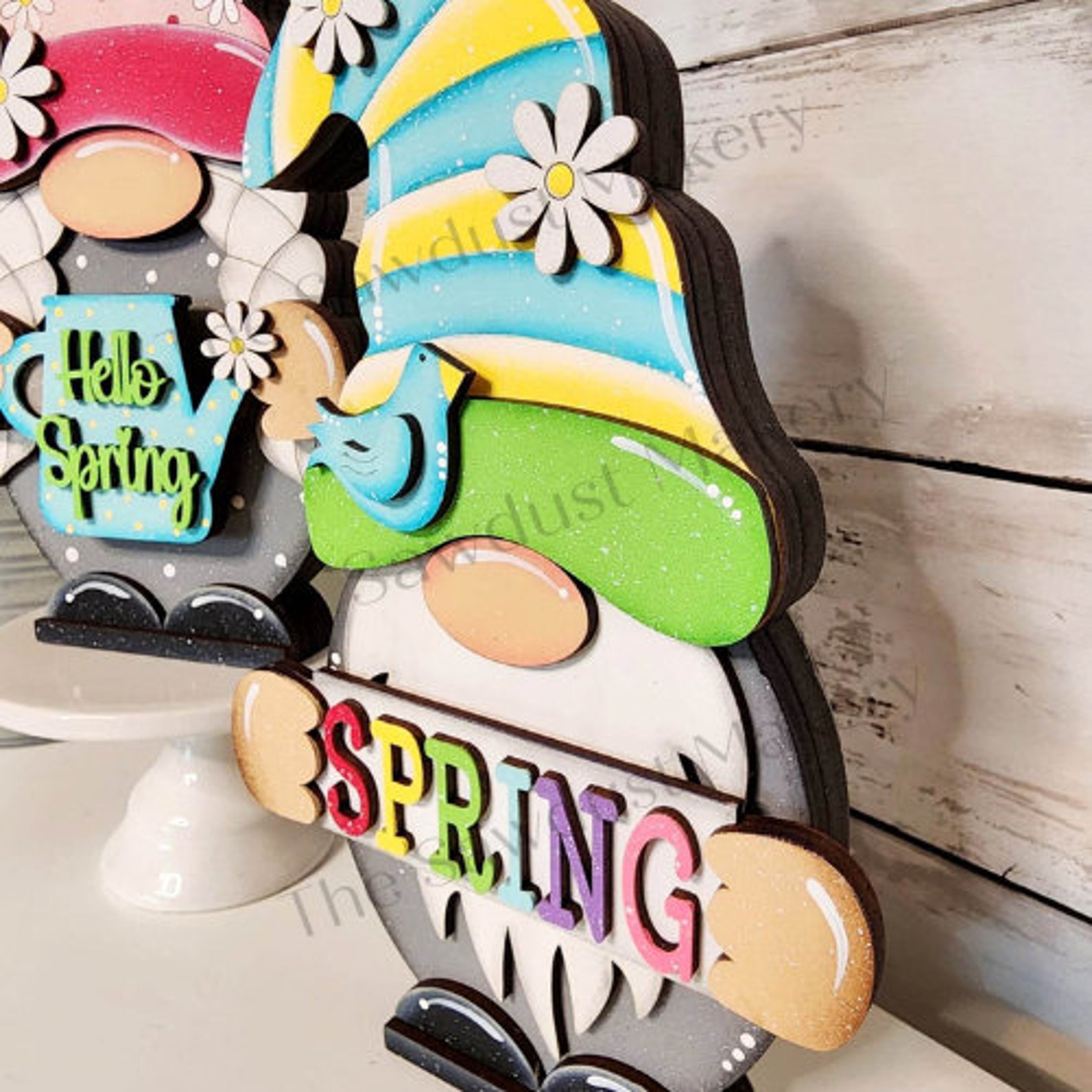Spring Add On Add-on Interchangeable Gnome SVG File | Spring Add - on | Laser Cut ...