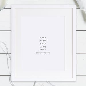 Custom Scripture Print / Bible Verse Wall Art / Scripture Wall Art / Bible Verse Print / Scripture Print / Custom Scripture