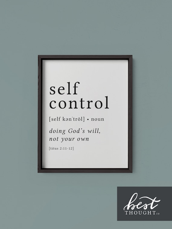 define selfcontrol define selfcontrol