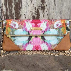statement handbag, bridesmaid gift, Leather clutch purse, clutch purse, handbag clutch, clutch bag, foldover clutch purse, crossbody bag