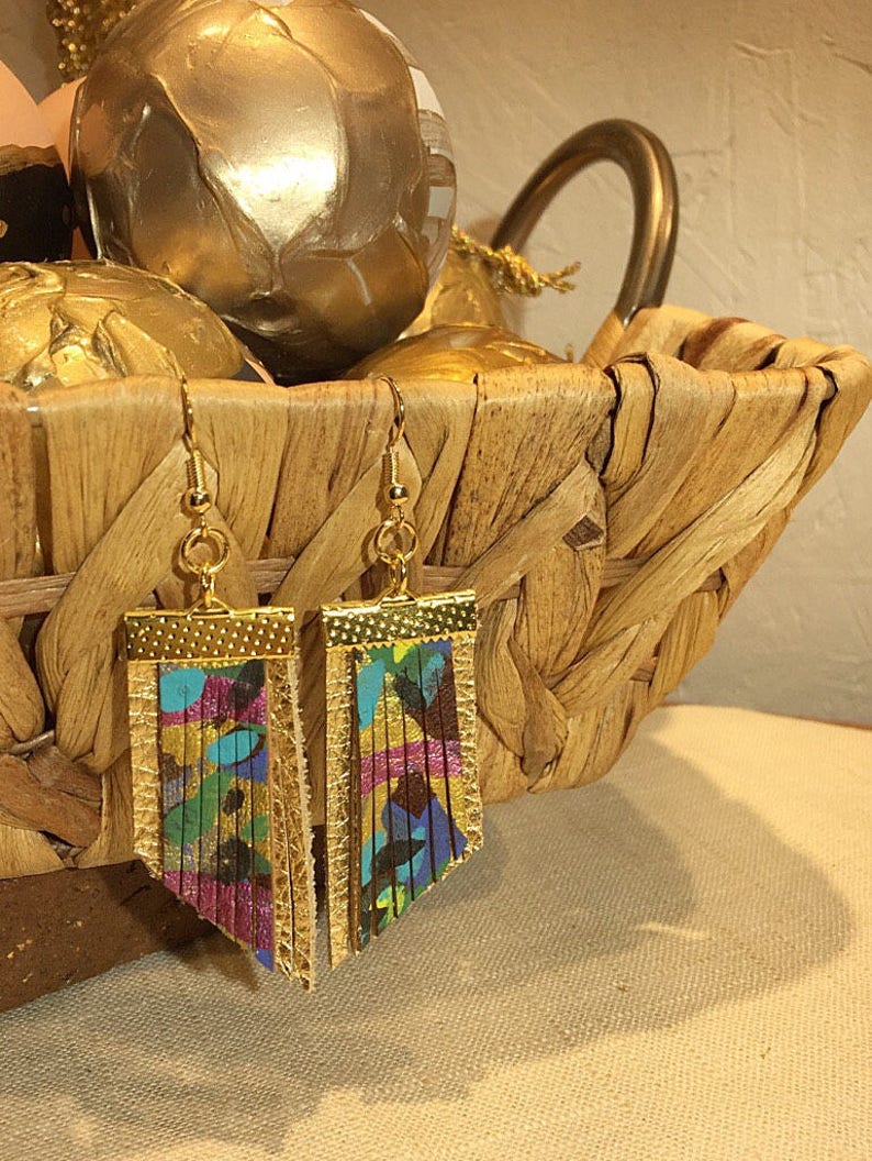 mardi gras earrings shein