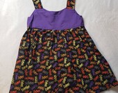 Halloween Dress, Kid 39 s Dress, Trick or Treat, Spooky Season, Witchy Vibes, October Outfit, Gift for Girls, Play Clothes, Festive Jumper