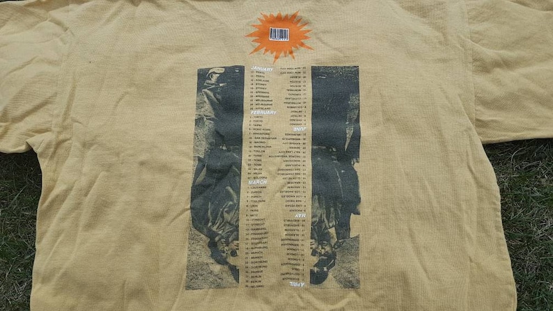 R E M Tour Shirt Size XL Vintage R E M Shirt 1995 REM Shirt