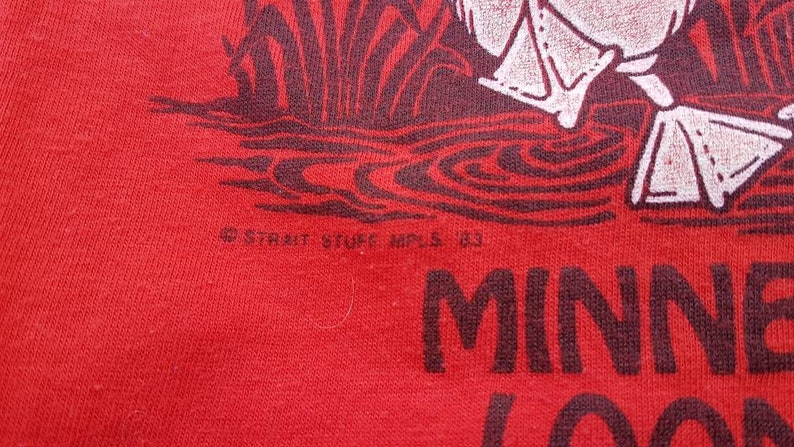 Vintage Minnesota Looneys Shirt Vintage 80s Minnesota Shirt Size XL