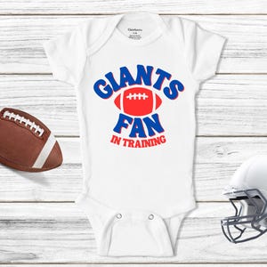 Giants Fan In Training Baby Gift, New York Giants Baby Outfit, NY Giants Fan Infant Bodysuit, Retro Giants Baby Gift