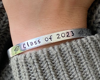Class of 2023 Bracelet  |  graduate gift  |  graduation present  |  graduation jewelry