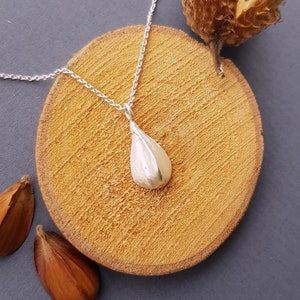 BUCHECKER PENDANT SILVER 925 / silver chain with pendant / hand-forged jewelry / tree plant jewelry / Christmas gift for her