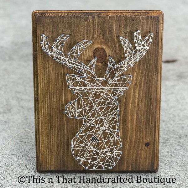 Deer String Art Pattern Etsy