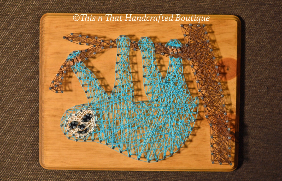 Sloth String Art Kit - Etsy