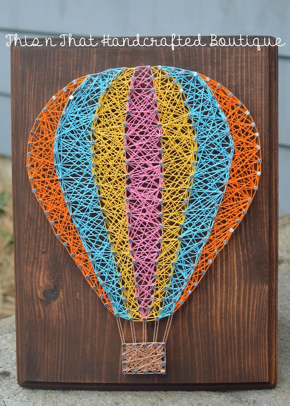 Hot Air Balloon String Art Kit