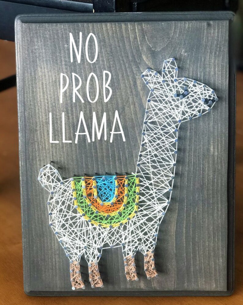 Llama String Art Kit