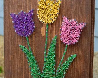 Tulip String Art Kit
