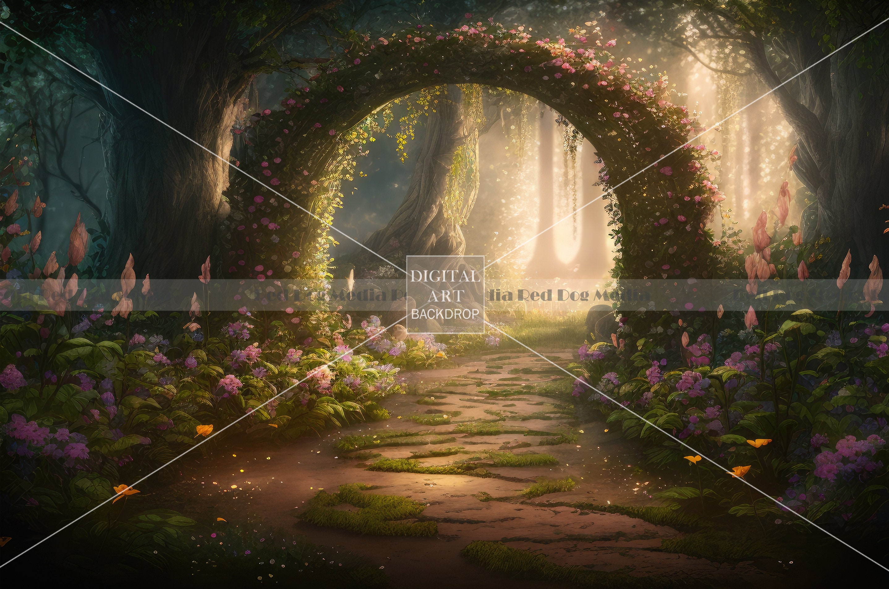 6 Forest Path Fine Art Backdrops Fine Art Digital Backdrop - Etsy